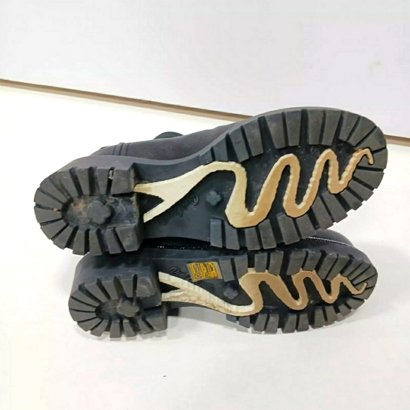 Renè Caovilla Designer Sparkly Black Chelsea Combat Rhinestone Boots US Sz 6.5 - Picture 9 of 12